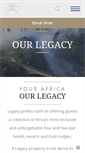 Mobile Screenshot of legacyhotels.co.za